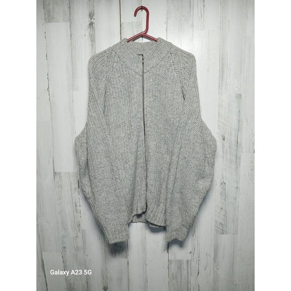 Eddie Bauer Men's Medium Full Zip Wool Blend Sweater - Picture 1 of 7
